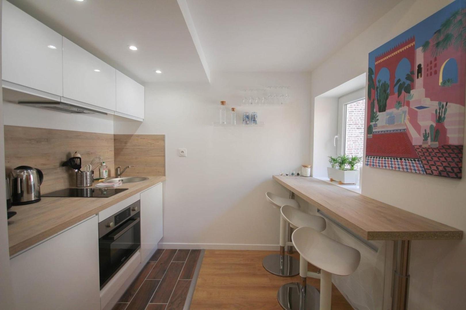 Bright, Fully-Equipped Apartment In Central Lille Exteriör bild